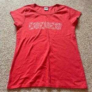 peach crazy shirt